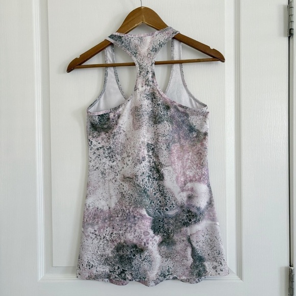 Lululemon Cool Racerback Tank Top 6 Sugar Crush Multi - Picture 4 of 7